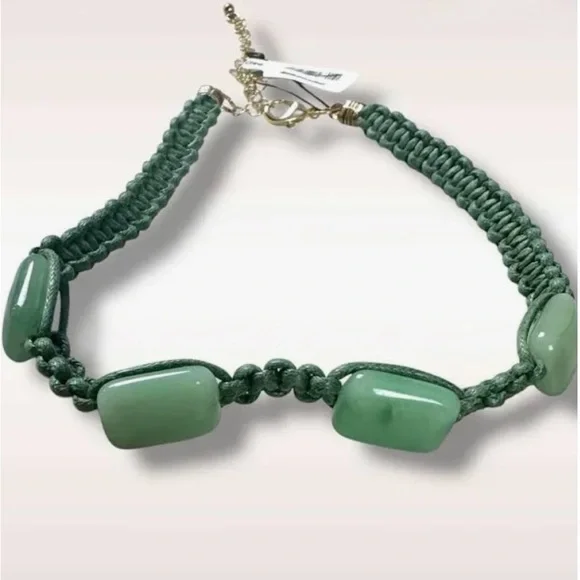 Free People Sweet Carolina Choker Necklace/Jade - Picture 5 of 16